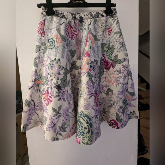 Etro Floral Midi Circle Skater Skirt - Picture 2 of 7